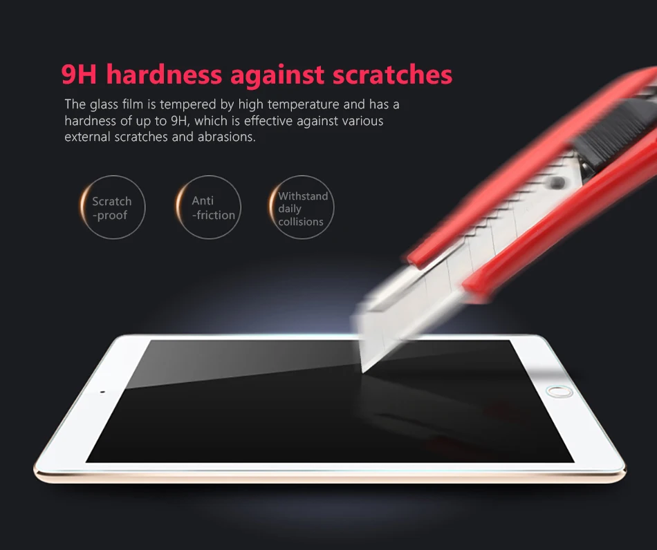!ACCEZZ 9H Full Cover Transparent Anti Blue Ray Film Tablet For ipad mini 1 2 3 Premium Protective Tempered Glass Screen Films (6)