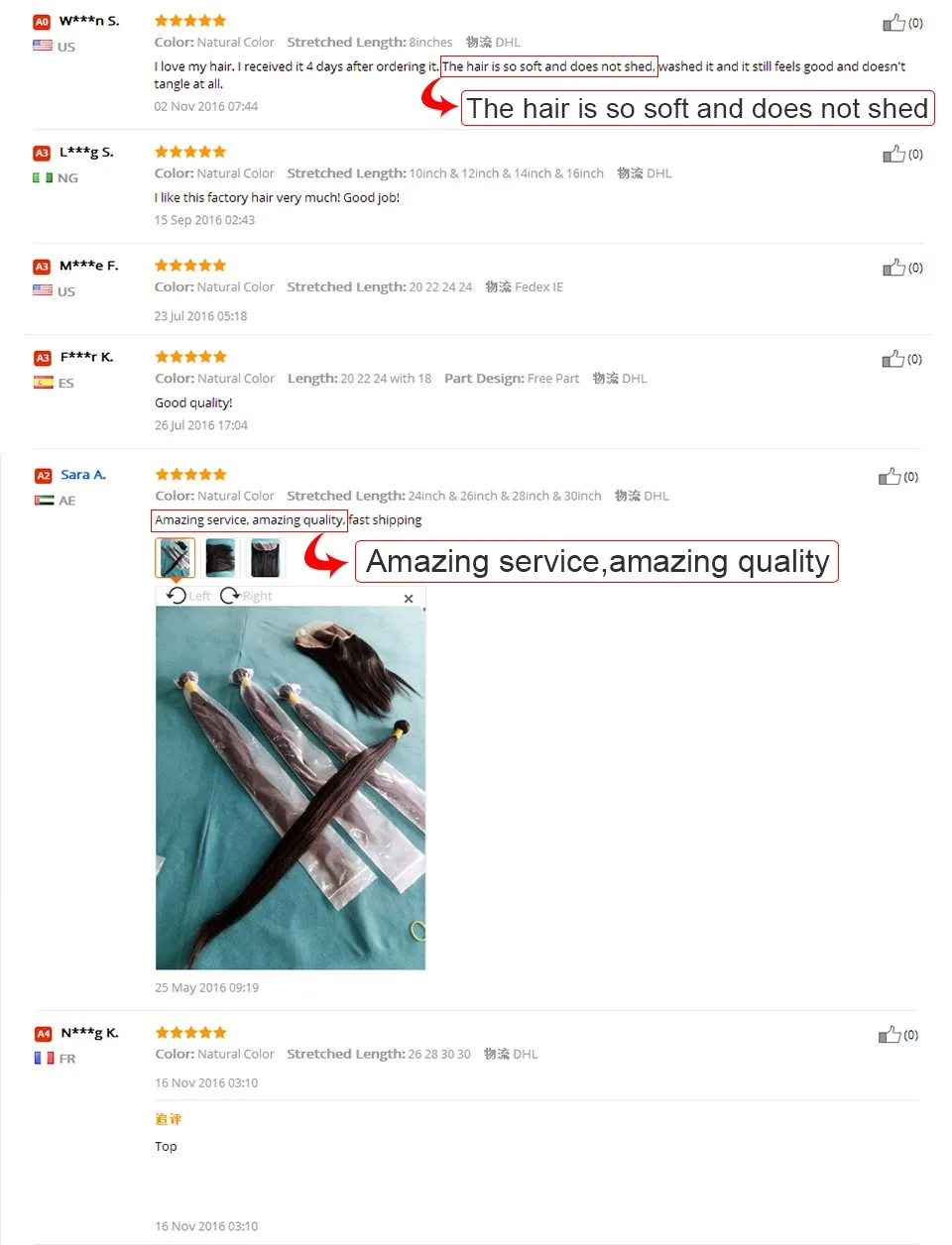 charming human hair good feedback (3)