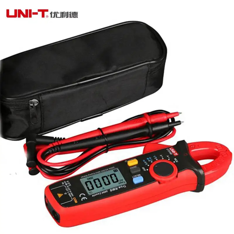 UNI T UT210E ультра портативный 100A Цифровой мультиметр зажим истинный RMS AC DC Вольт