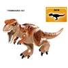 Jurassic World 3 Brutal Raptor Building Blocks Dinosaur Bricks Tyrannosaurus Indominus I-Rex Assemble Toy For Children 3