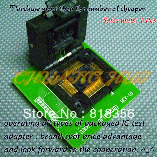 

OPT(78870) Programmer Adapter TQFP128 QFP128 IC51-1284-1433 Adapter/IC SOCKET/IC Test Socket