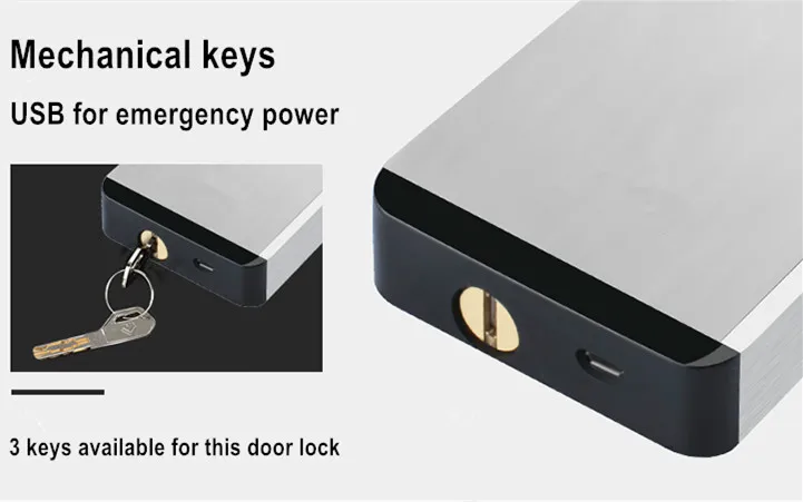 Smart Bluetooth Fingerprint Keyless Door Lock BL06-F Real-time Monitoring Locks-5