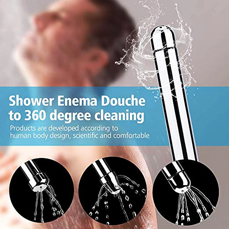 Anus Douche Enema Enema Shower Head Anal Travel Bidet Shower Toilet Anal Douche Muslim Hygienic Shower Douching Douchette Wc