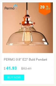 Permo, современные промышленные подвесные светильники, подвесные потолочные лампы для спальни, кухни, подвесной светильник, светильник для бара, домашний декор