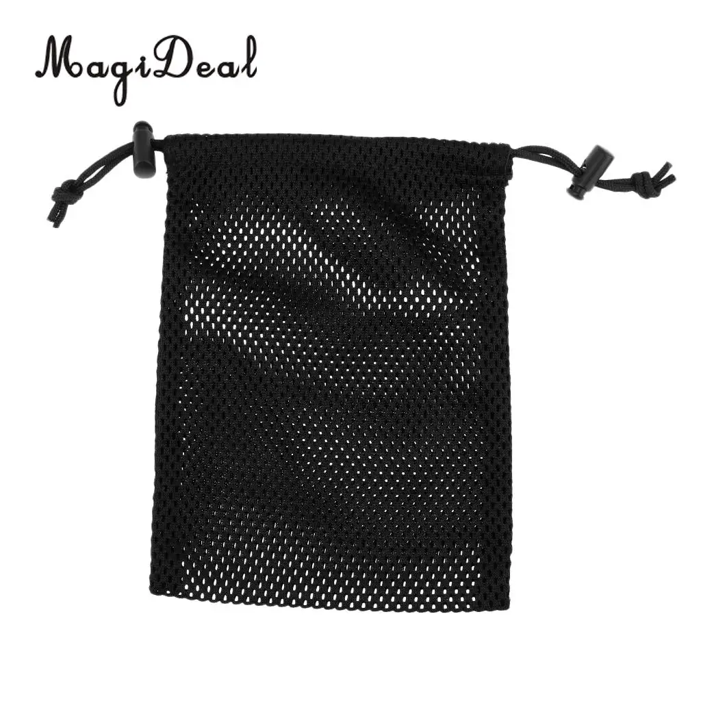 Compact Durable Scuba Diving Freediving Snorkeling Diver SMB Signal Tube Storage Gear Mesh Bag & Drawstring Closure