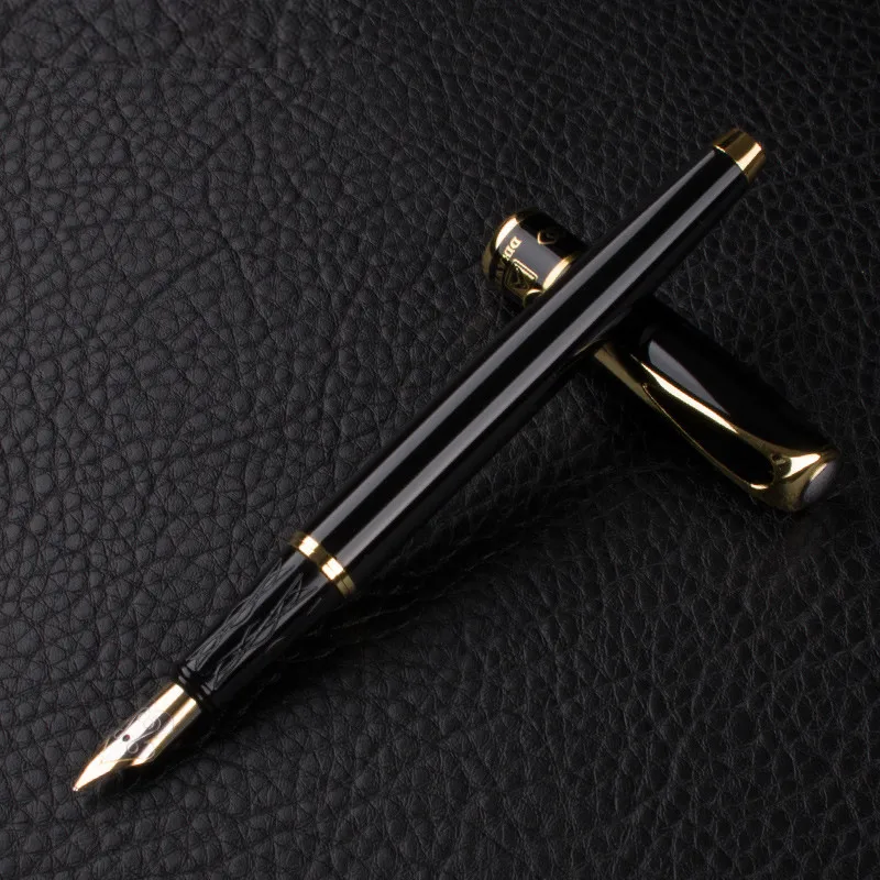 Fountain Pen High Quality metal Pen 0.5mm Iridium Nib The Best Business Gift Pen Metal Ink Pens Free Shipping