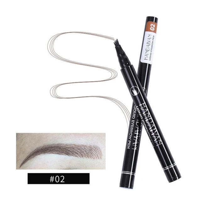 HANDAIYAN Microblading Eyebrow Tattoo Pen Brow Tint Black Brown Color Natural Waterproof Henna