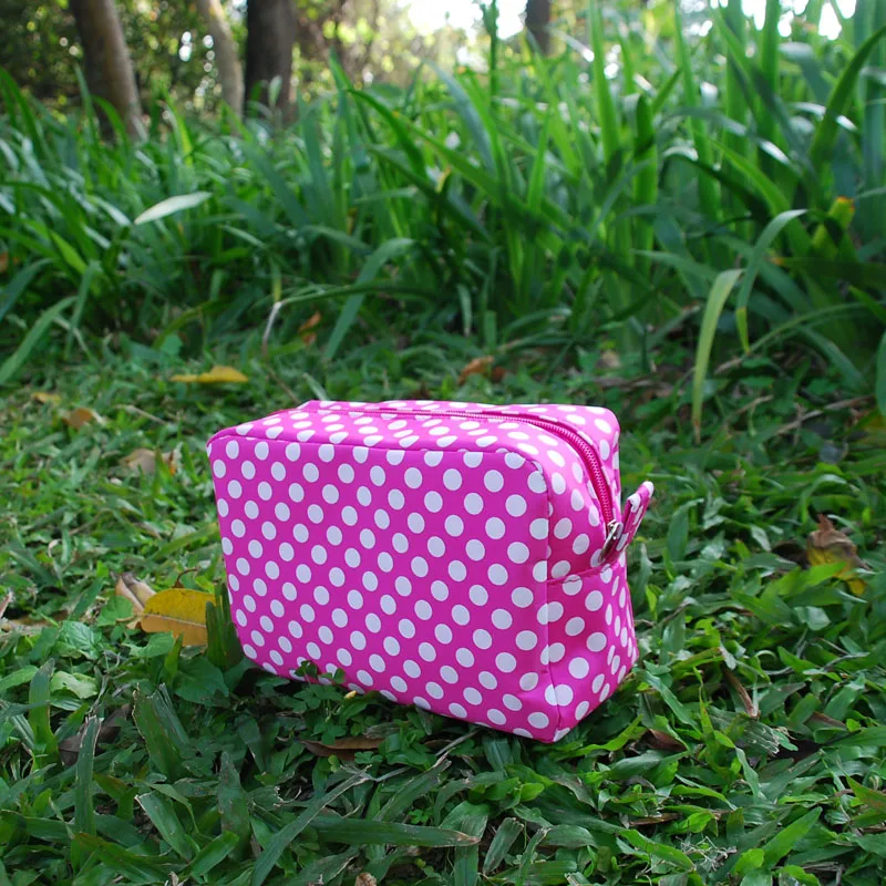 265-polka cosmetic bag (2)