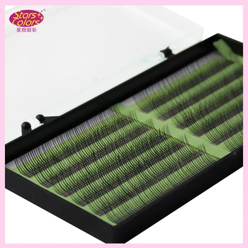 

Free shipping 10 trays fake Eyelashes Natural false 12 lines eyelashes C shape Single Eyelash Handmade eyelashes make up tools