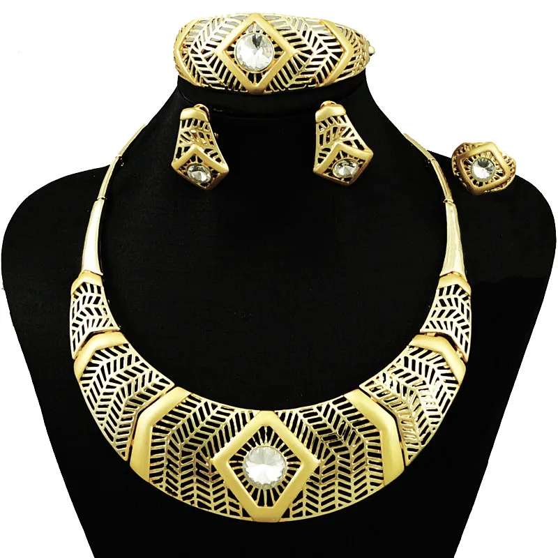 Buy dubai gold african gold jewelry sets wedding