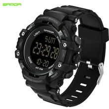 SANDA военные спортивные мужские часы Hodinky наружный Секундомер спортивные цифровые часы электронные цифровые relogio montre homme 348