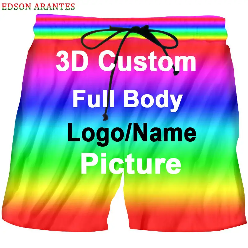 Anime Naruto 3D Printed Unisex Swim Trunks Beach Shorts Bathing Suit Board Shorts Drawstring Elastic Waist
