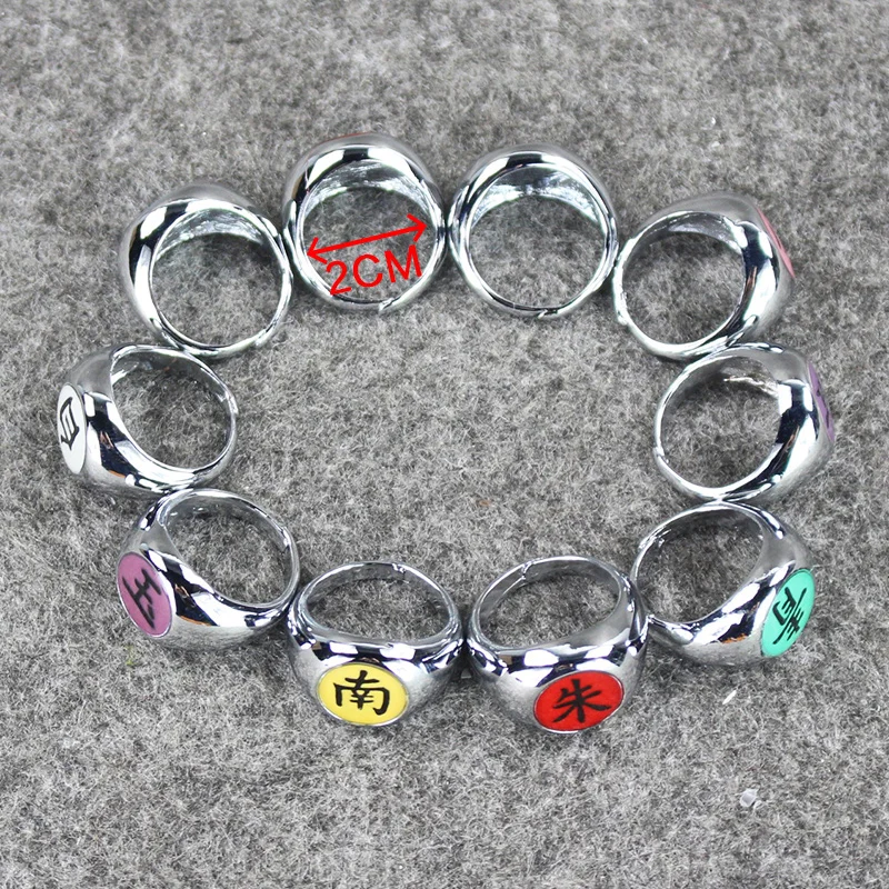Искусственное кольцо с японским аниме Наруто аксессуар Uchiha Itachi для