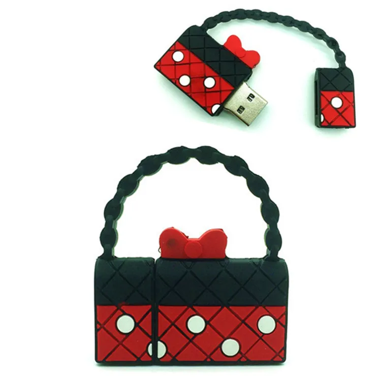 

2018 New arrival hot selling mini cartoon usb Bag 4gb 8gb 16gb 32gb usb flash drive pen drive U disk Thumb pendrive Flash Card