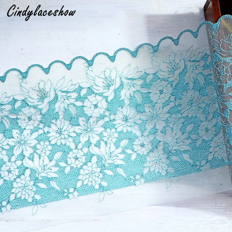 

1Meter Embroidered Lace fabrics Embroidery Lace Trim DIY Craft Sewing Dress Clothing Underwear Lingeire Lace Trimmings Flowers