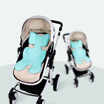 

Summer Baby Stroller Cushion Seat Pad Cool Breathable Newborn Cart Mat Kid Trolley Liner Mat Ice Silk Cushion Stroller Accessory