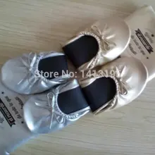 Женские свадебные туфли на плоской подошве; яркие складывающиеся балетки для гостей