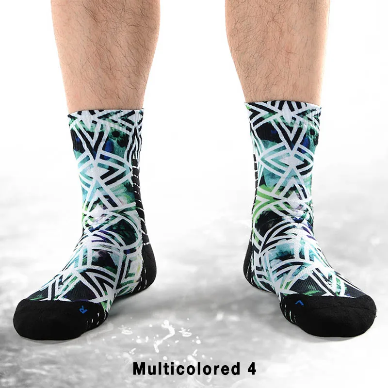 Multicolored 4 FINDCOOL водонепроницаемые носки женские бамбуковые носки высококачественные дышащие и теплые быстро сохнут носки для водных видов деятельности - Цвет: Multicolored 4