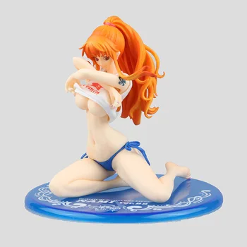 

Hot One Piece Figure Nami BB Ver. PVC Action Figure 14CM Nami Swimsuit cute Collectible Model Toy Figurine One Piece Doll WX148