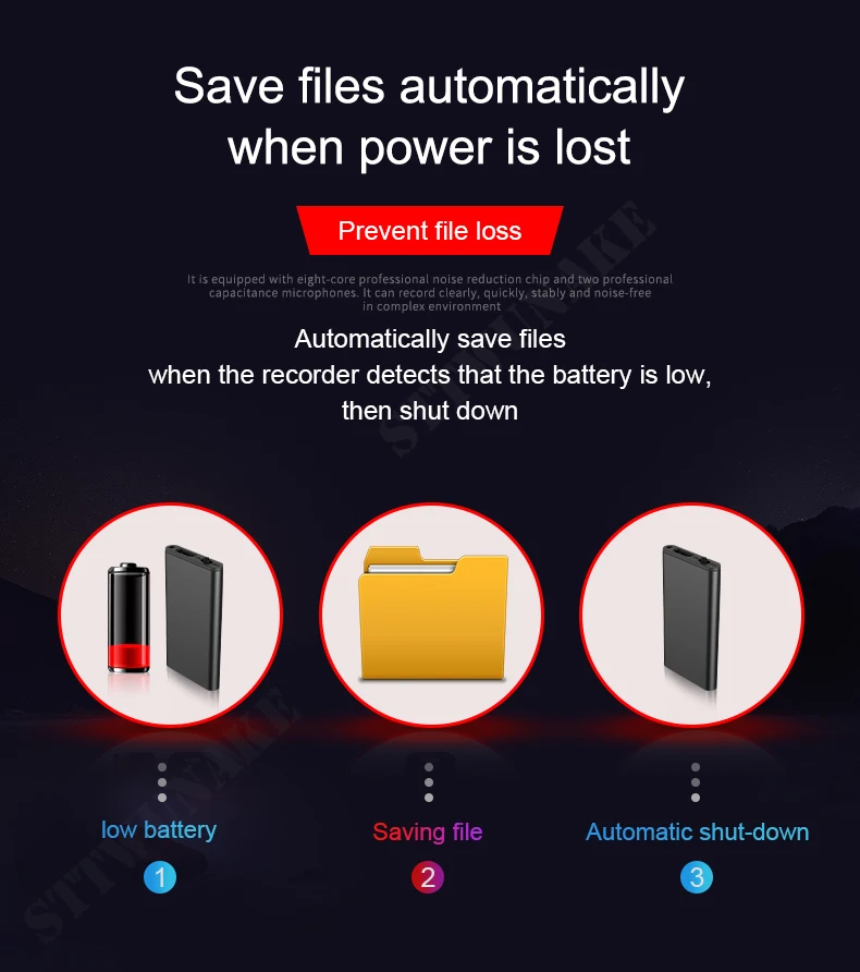 STTWUNAKE диктофон аудио мини звук usb Профессиональный цифровой микро флэш-накопитель маленький
