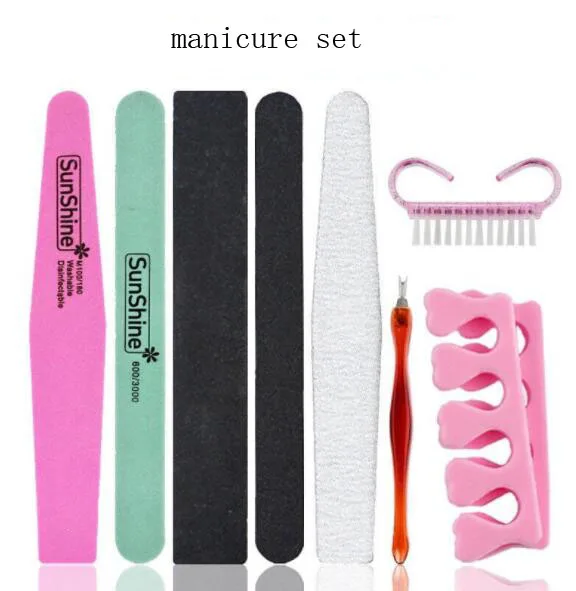 1 set manicure set pedicure kit disposable nail kit hotel nail file