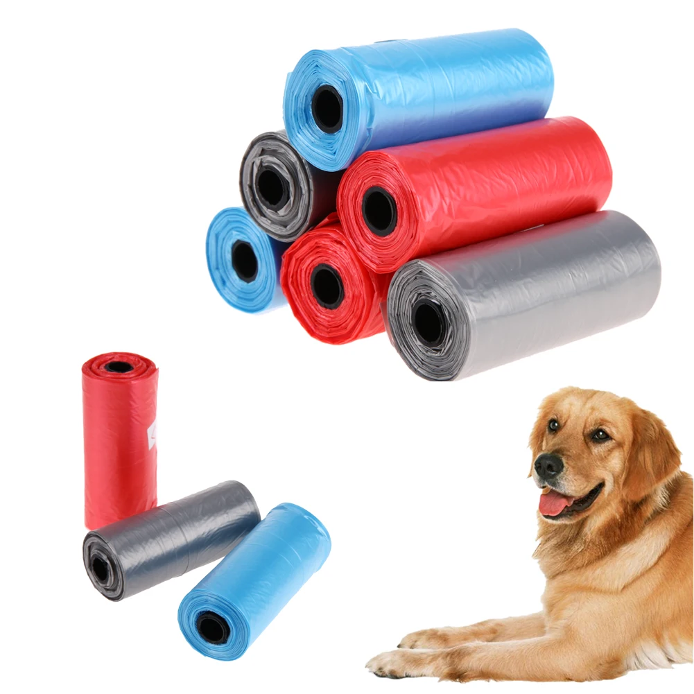 

90Pcs/6 Roll Pet Dog Poop Bags Garbage Bags for Dog Cats Outdoor Travel Waste Pooper Scooper Pet Cleaning Products