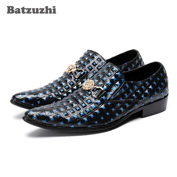 

Luxury Italy Brand Men Shoes 2018 New Handmade Men Leather Shoes Party and Wedding Men Dress Shoes Zapatos Hombre, Big US 6-12