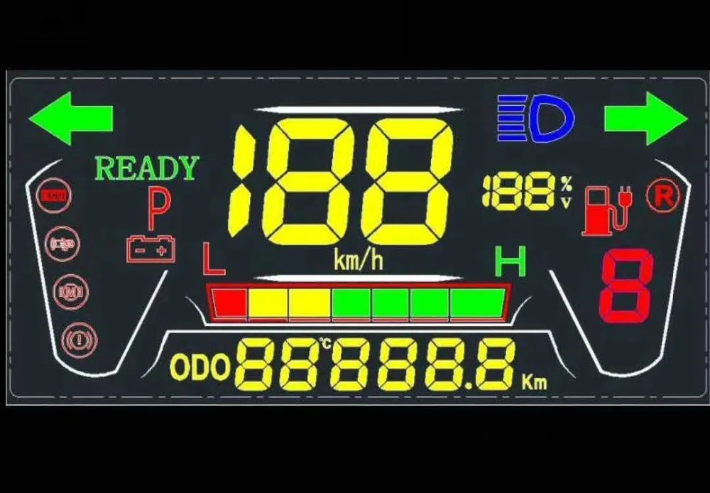 lithium battery  bike display _201812289