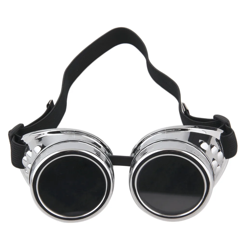 Кибер очки стимпанк очки винтажные Ретро сварочные панк готические солнцезащитные очки Косплей стильные стимпанк кибер очки