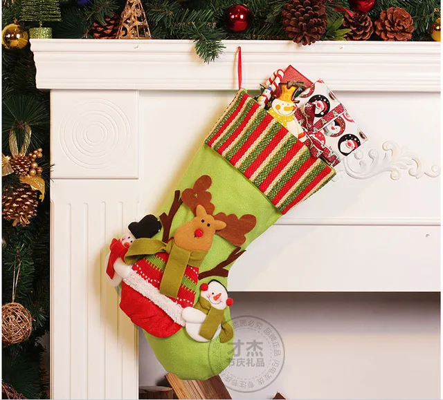 new personalized christmas stockings xmas gift bag for candy new