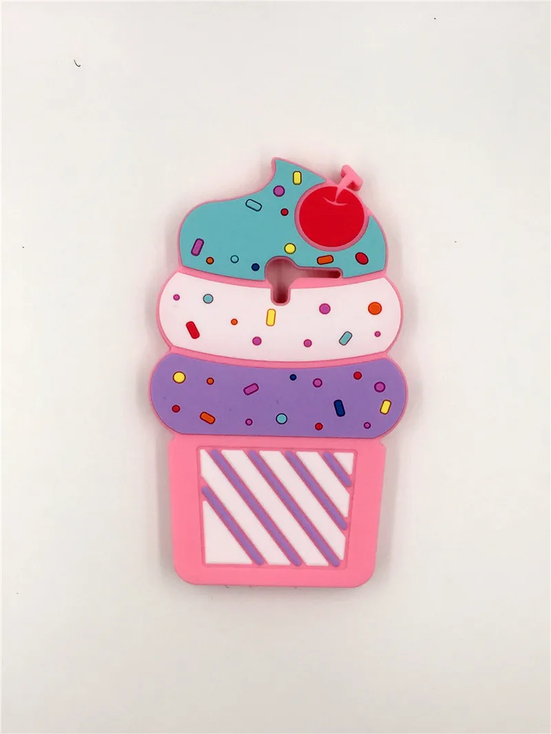 

3D cute cartoon Silicon shell Back Cover For Alcatel One Touch Pop 3 5" Case For Alcatel Pop 3 5.0" 5015 5015D 5065A 5016A