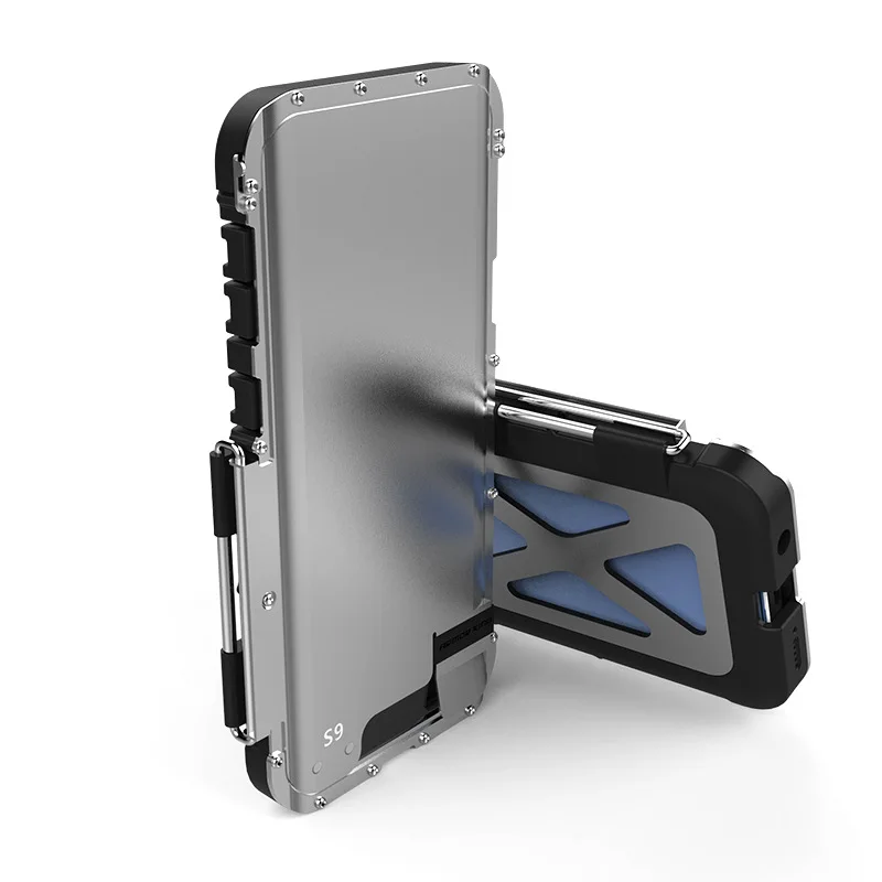 

For Samsung Galaxy s9 S10 Plus Note 9 Armor Case Metal Aluminum Hybrid Shockproof Cover Cases for Iphone 6 7 Plus X Xs Max