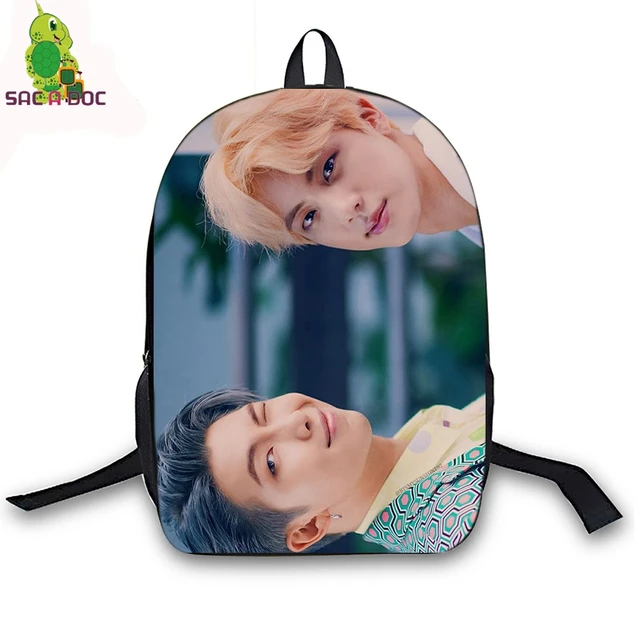 BTS Idol JUNGKOOK SUGA Backpack Children School Bags Bangtan Boys Kpop