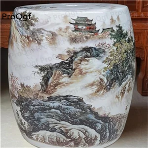 1 шт. набор роскошный китайский горный керамический стул - Цвет: 1