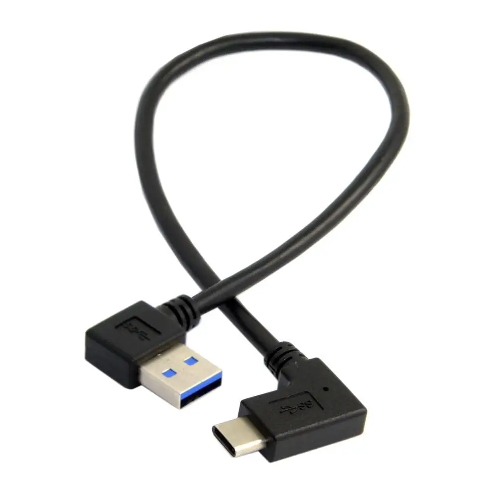 

Кабель USB 3,1, USB-C, двусторонний, угловой, 90 градусов, USB 3,0