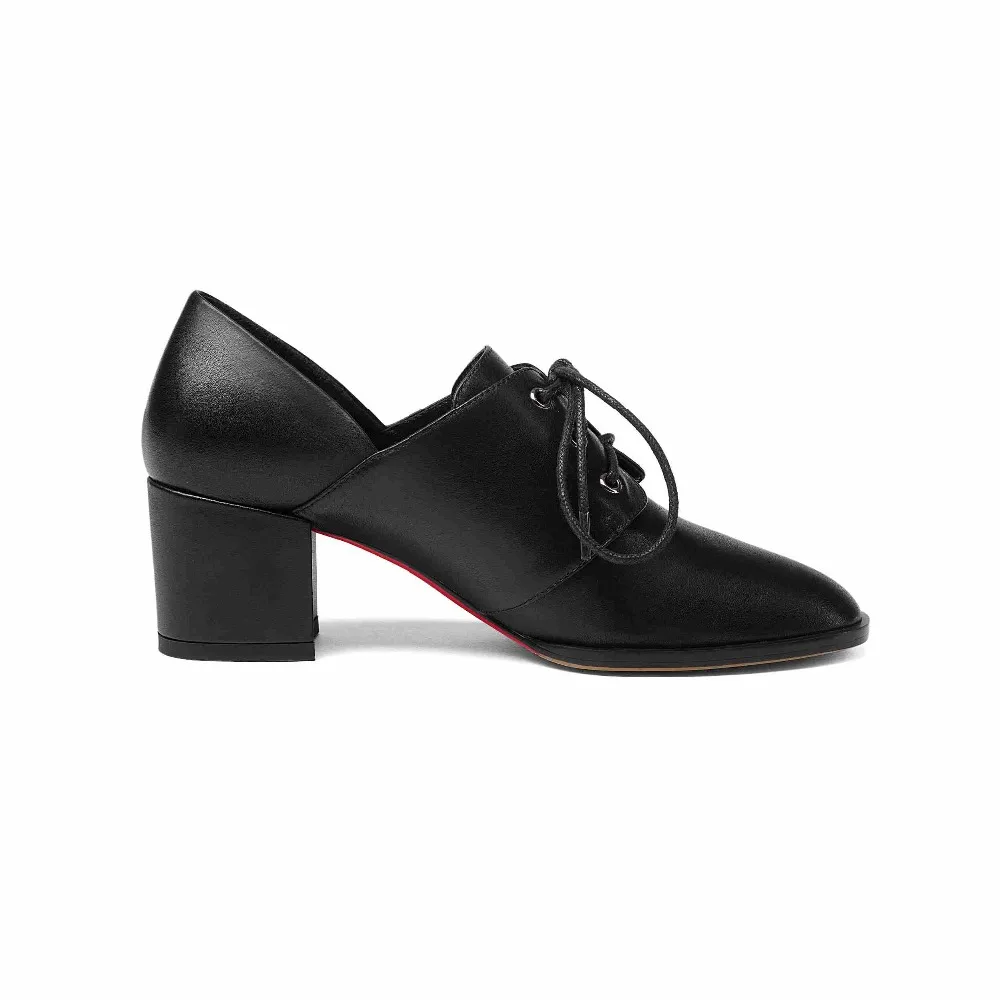 L40 gris Cuir Pompes Up Talons 5 Noir Printemps Lenkisen Dentelle Haute Cm Femmes Nouveau Mûr Bout Rond 5 D'âge Véritable Décoration Beauté Gladiateur Automne wqU1REg