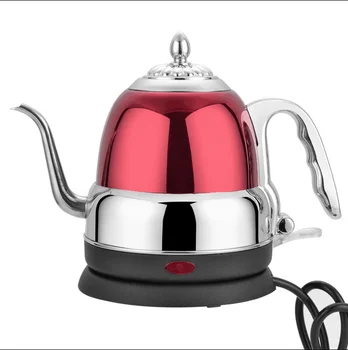 

Genuine long mouth stainless steel color quick kettle, automatic bubble off, crown thick electric kettle foam teapot