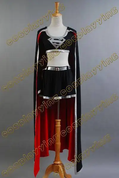 DC Comics Evil Supergirl Cosplay Costume Adult Women Girls Halloween Carnival Costumes