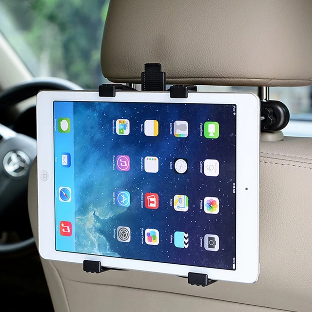 Universal Car Headrest Mount Holder, Fits ALL 7 Inch to 11 Inch Tablets -  Apple iPad, iPad