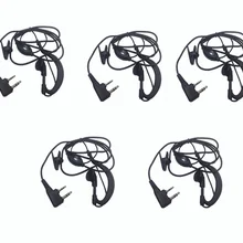 5 шт. Ptt Mic наушники иди и болтай Walkie Talkie “иди и наушник bluetooth гарнитура для UV-5R UV-5RE UV-6R BF-888S ksun Kenwood CB двухстороннее радио
