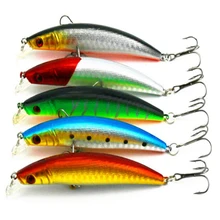 2 шт./компл. рыболовный Профессиональный крючок Minnow качество лазерный жесткий искусственный 3D Глаза 9 см 8 г приманки для рыбалки