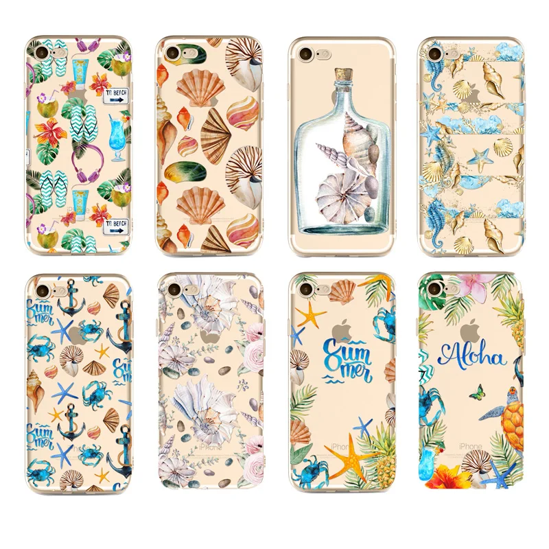 

Tpu Pineapple Cover Case For Iphone 7 Plus 8 Plus 6S Plus X Case Cover Capa Shell Soft Coque For Iphone 6 Cover Silicone Coque