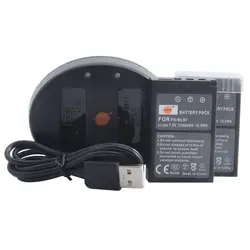 DSTE 2 ШТ. PS-BLS1 BLS-1 Литий-Ионный Аккумулятор + UDC84A Dual USB Порт зарядное устройство для Olympus E400 E410 E-420 E-620 E-450 EP-1 EP-2 EPL-1