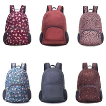 Portable Foldable Travel Backpacks Mochila Feminina Soild Nylon Back Pack Daily Traveling Women Backpack Shoulder Bag School Bag