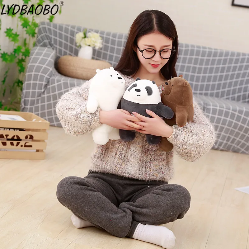 1pc-30cm-We-Bare-bears-Cartoon-Bear-Stuffed-Grizzly-Gray-White-Bear-Panda-Plush-Toy-Doll (5)