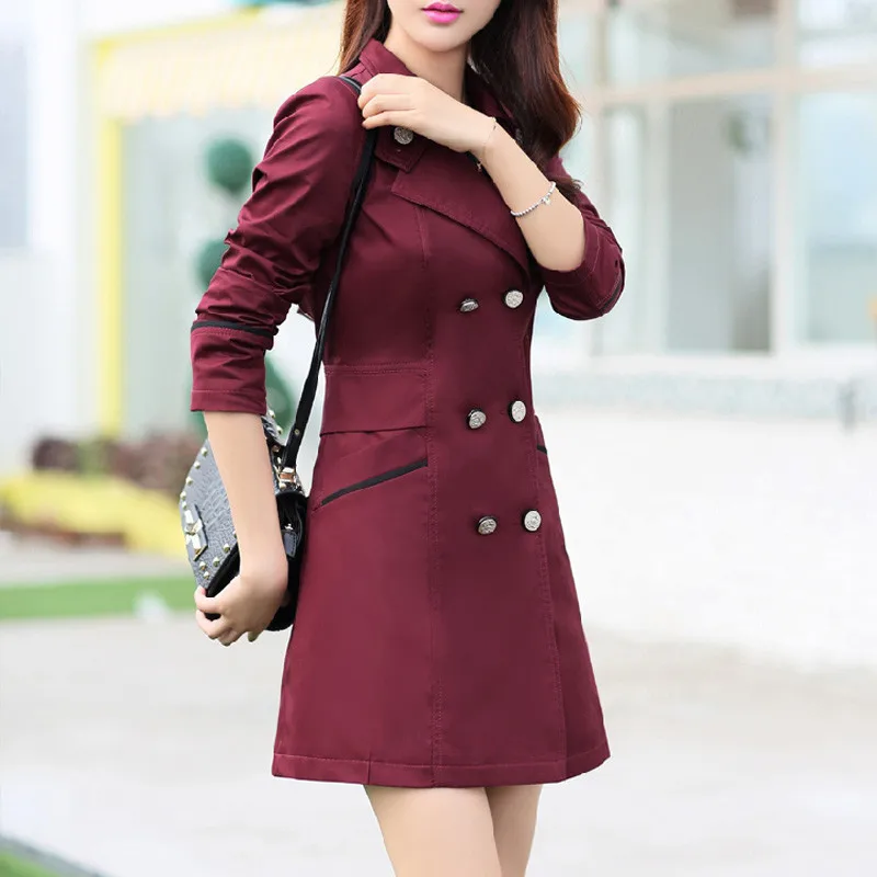 women  trench WWF352 (7)