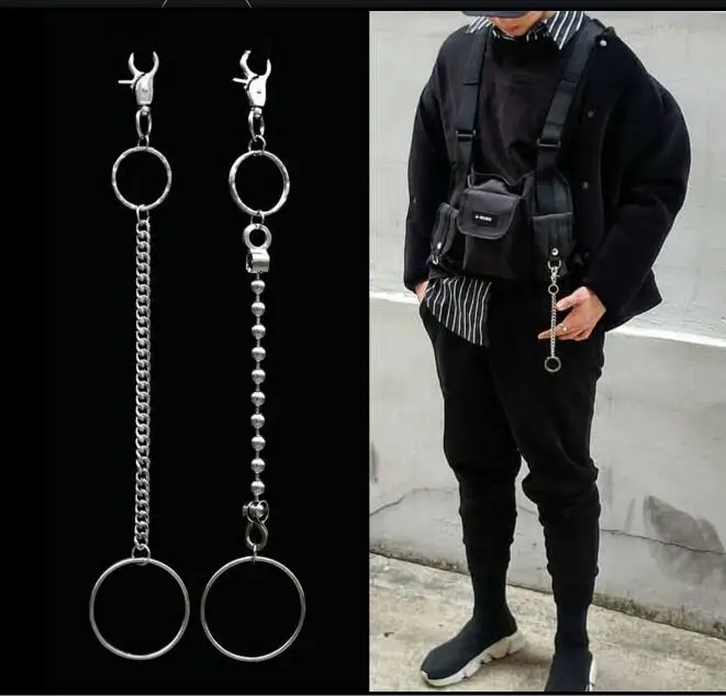 Cool Trousers Wallet Key Chain Motorcyle Jean Gothic Rock Keychain Men