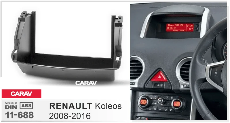 CARAV 11-688 Car Radio Installation Trim Fascia Panel