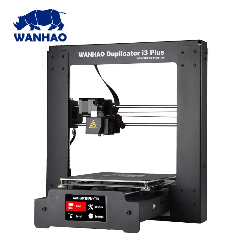Wanhao 3D-принтеры Дубликатор i3 плюс Mark 2, авто кровать выравнивания и резюме печать/Прямая с фабрики и поддержки