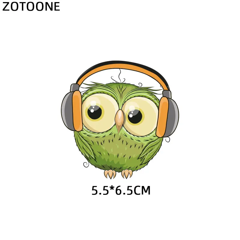 ZOTOONE милые Мультяшные нашивки в виде животных теплопередача железа на патч для футболки детский подарок DIY Одежда Наклейки теплопередача G - Цвет: 1124